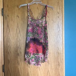 Buckle spotted tank top